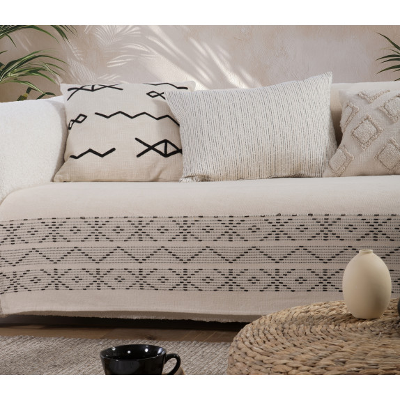 Ριχτάρι Τετραθέσιου Nef-Nef Create Ecru 180x350