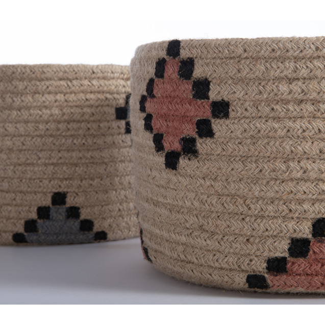 Καλάθι Nef-Nef Alemao Natural/Grey D:22x14