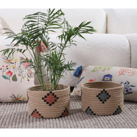 Καλάθι Nef-Nef Alemao Natural/Terra D:22x14