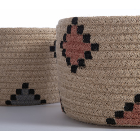 Καλάθι Nef-Nef Alemao Natural/Terra D:22x14