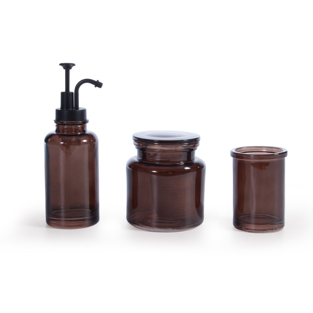 Δοχείο Κρεμοσάπουνου Nef-Nef Latte Black 7x21