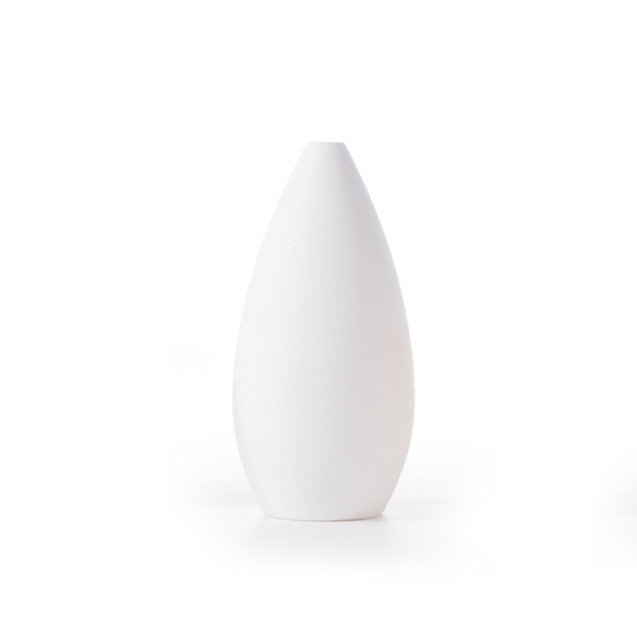 Κεραμικό Διακοσμητικό Βάζο Nef-Nef Sorb White 8x17