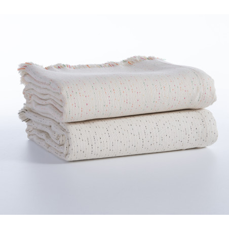 Ριχτάρι Πολυθρόνας Nef-Nef Malta 25 Ecru/Black 170x180