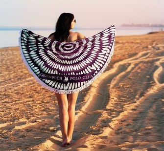 Στρογγυλές Πετσέτες Θαλάσσης