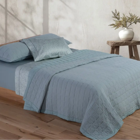  Κουβερλί Υπέρδιπλο Nef-Nef Olympia 230x240 Silver/Blue